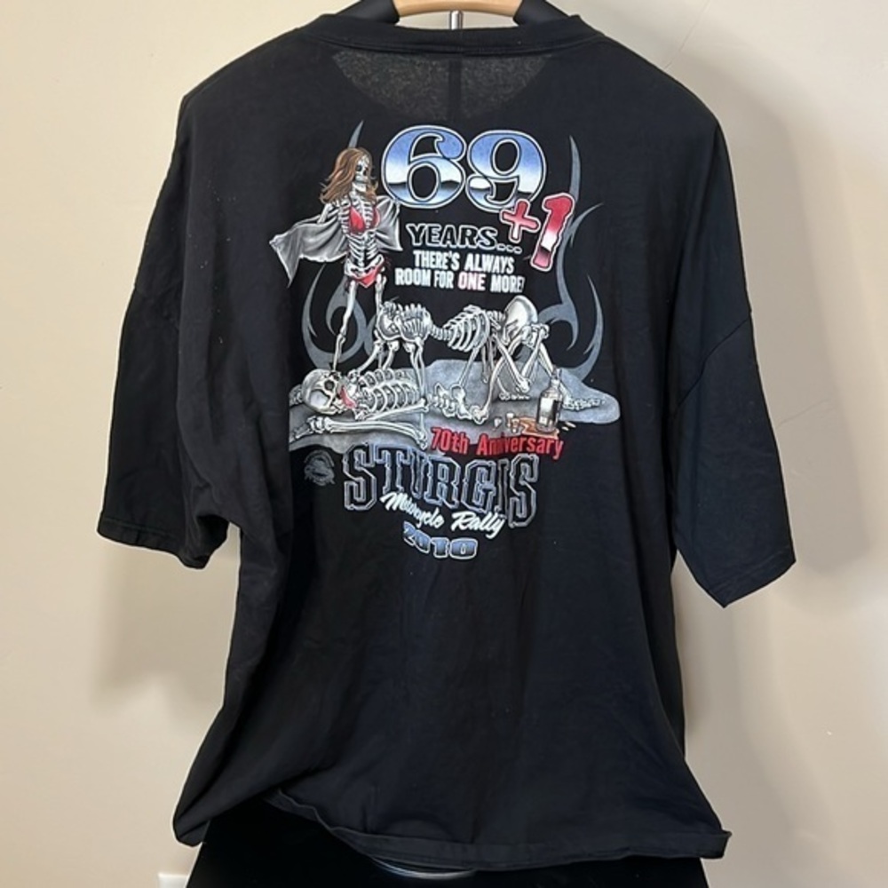 Sturgis 70th Anniversary 2010 Funny Graphic Men’s T Shirt Size 3X
